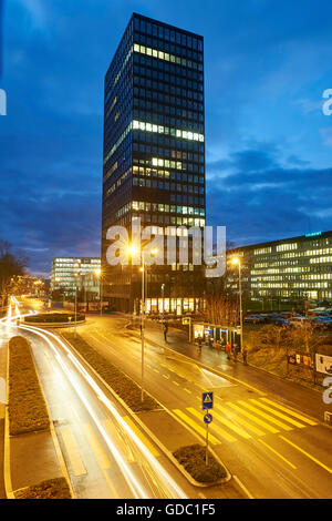 Zug,canton Zug,Switzerland,Europe,at night,night,town,city,lights ...