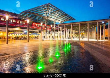 Breslau place,entrance to the central station,Cologne,North Rhine-Westphalia,Germany,Europe Stock Photo