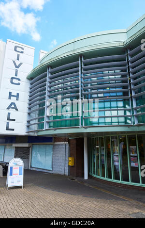 Civic Hall High Street Bedworth Warwickshire West Midlands UK Stock Photo