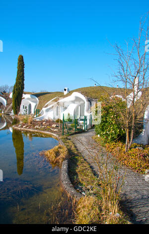 Earth houses by Peter Vetsch Stock Photo