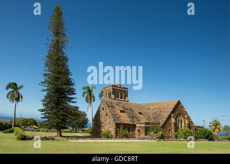 USA,Vereinigte Staaten,Amerika,Hawaii,Maui,Makawao Union Church Stock Photo