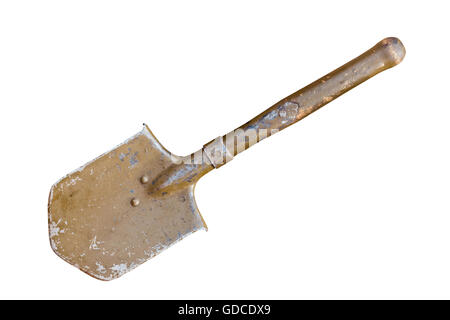 Shovel isolated on white background Stock Photo