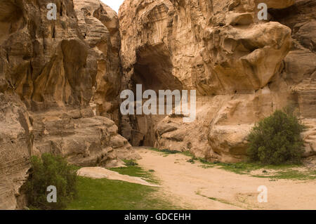 Beida, also known as 'Little Petra', Jordan, Middle East Stock Photo