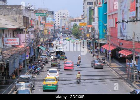 Little India street view in Bangkok Thailand. Stock Photo