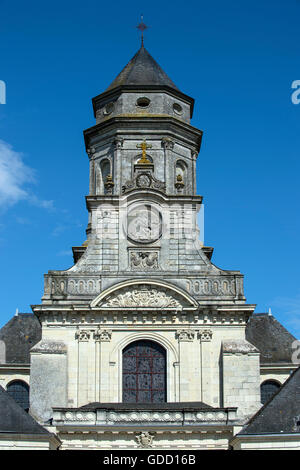 Europe, France, Maine et Loire, Saint Florent le Vieil abbey Stock Photo