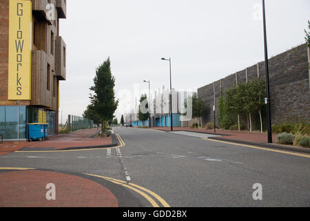 BBC studios in , Roath Lock, Porth Teigr, in Cardiff, UK Stock Photo