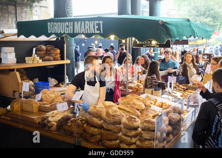 Borough Market in London, England. Stock Photo