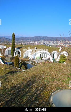 Earth houses by Peter Vetsch Stock Photo