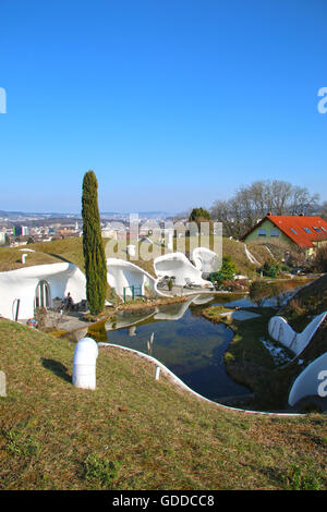 Earth houses by Peter Vetsch Stock Photo