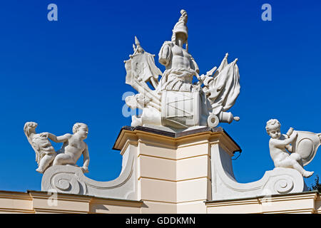 Castle,Belvedere,upper Belvedere,entrance,wall Stock Photo