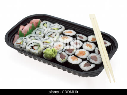 SUSHI MAKIZUSHI, JAPANESE FOOD Stock Photo