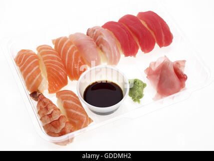 SUSHI NIGIRIZUSHI, JAPANESE FOOD Stock Photo