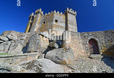The medieval castle of Penedono in northern Portugal,dating from the ...