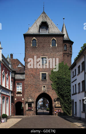 Cow's gate in Kempen,Lower Rhine,North Rhine-Westphalia Stock Photo