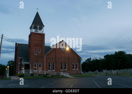 Church in Spring Grove, Pennsylvania Stock Photo