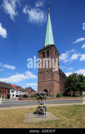 Parish church Saint Georg in Geldern,chapels,Lower Rhine,North Rhine-Westphalia Stock Photo