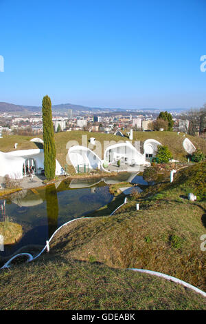 Earth houses by Peter Vetsch Stock Photo