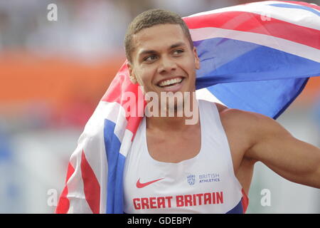 Amsterdam, Netherlands July 10, 2016 Elliot Giles 3rd 800m to Amsterdam europe championship Stock Photo