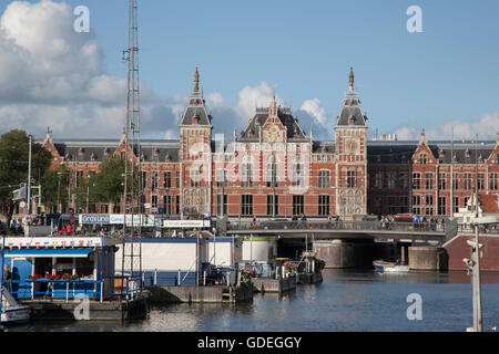 Ceentral - Central Railway Station; Amsterdam; Holland, Netherlands Stock Photo