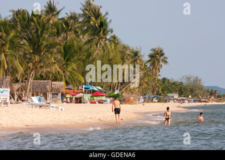 Long beach, Phu Ouoc island, Vietnam Stock Photo