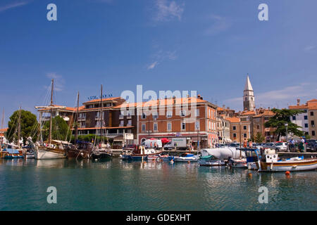 Bay of Izola, marina, adriatic, istria, slowian, europe Stock Photo