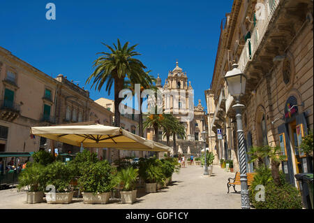 San Giorgio Cathedral, Ragusa Ibla, Val di Noto, Sicily, Italy Stock Photo