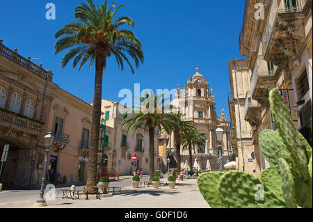 San Giorgio Cathedral, Ragusa Ibla, Val di Noto, Sicily, Italy Stock Photo