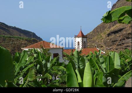 Santuario de Las Angustias near Puerto Tazacorte, La Palma, Canaries, Spain Stock Photo