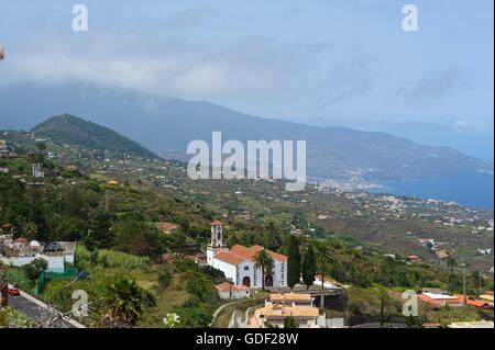 San Blas Church in Villa de Mazo, La Palma, Canaries, Spain Stock Photo