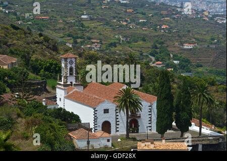 San Blas Church in Villa de Mazo, La Palma, Canaries, Spain Stock Photo