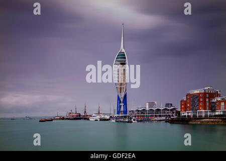The Emirates Spinnaker Tower, Gunwharf Quays, Portsmouth, Hampshire, UK