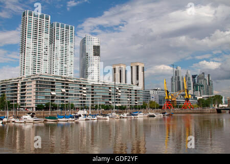 Port of Madero (Puerto Madero), Buenos Aires, Argentina Stock Photo