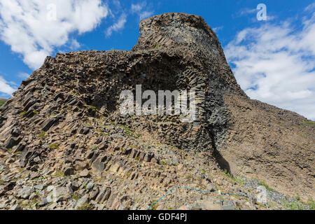 Hjlodaklettar, Jökulsa a Fjöllum, Iceland Stock Photo