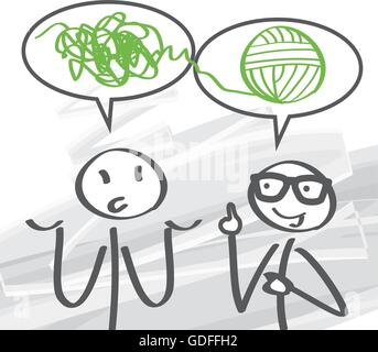 problem solving is a mental process in psychology Stock Vector