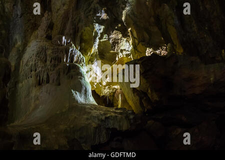 hall of Ursus spelaeus cave in noth-west romanian mountains bihor district transilvania Stock Photo