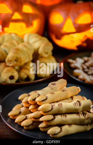halloween cookies Stock Photo