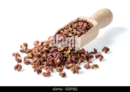 chinese sichuan pepper on white Stock Photo