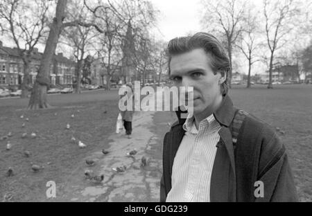 Actor Ralph Fiennes who at the time had played Nazi SS officer and war criminal Amon Göth in the film Schindler's List. Stock Photo