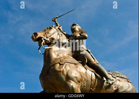 Statue of Joan of Arc, Blois, Loire Valley, France Stock Photo