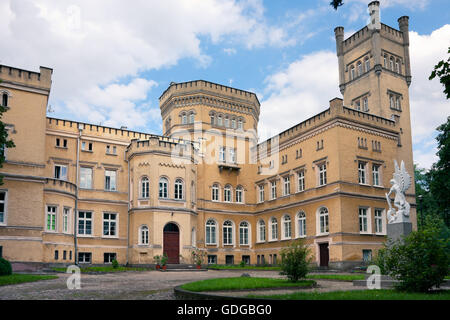Palace in Jablonowo Pomorskie Stock Photo