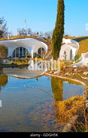 Earth houses by Peter Vetsch Stock Photo