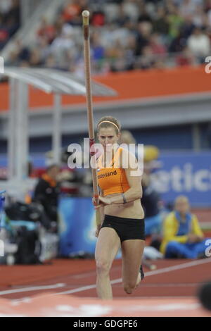 Amsterdam, Netherlands July 09, 2016 Rianna  Galiard 10th pole vault at the Amsterdam europe championship Stock Photo