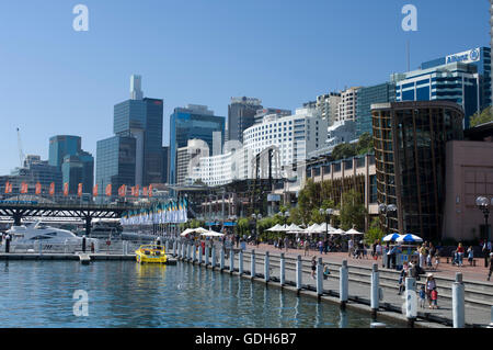 Darling Harbour, Sydney, New South Wales, Australia Stock Photo