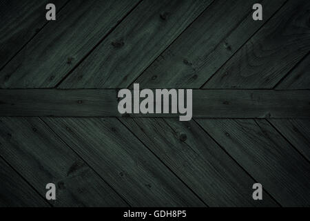 Dark green wooden background. Old vintage surface Stock Photo