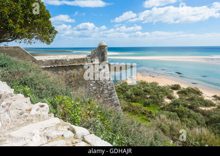 Cacelha Vela and beach, Algarve, Portugal Stock Photo