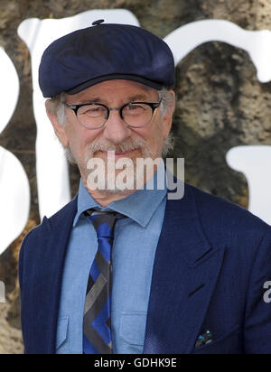 London, UK. 17th July, 2016. Steven Spielberg attends the UK Premiere of 'The BFG' at Odeon Leciester Square. Credit:  Ferdaus Shamim/ZUMA Wire/Alamy Live News Stock Photo