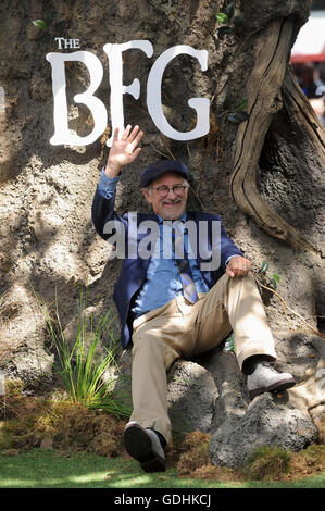 London, UK. 17th July, 2016. Steven Spielberg attends the UK Premiere of 'The BFG' at Odeon Leciester Square. Credit:  Ferdaus Shamim/ZUMA Wire/Alamy Live News Stock Photo