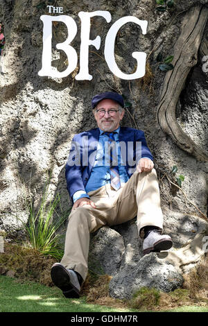 UK premiere of THE BFG on 17/07/2016 at ODEON Leicester Square, London. Pictured: Steven Spielberg. Picture by Julie Edwards Stock Photo