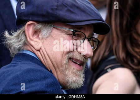 UK premiere of THE BFG on 17/07/2016 at ODEON Leicester Square, London. Pictured: Steven Spielberg. Picture by Julie Edwards Stock Photo