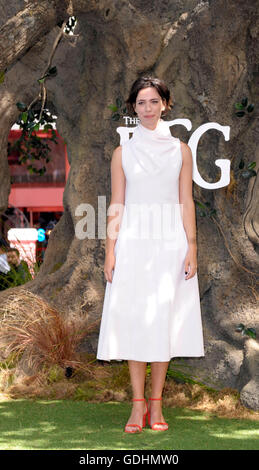 London, UK. 17th July, 2016. Rebecca Hall  attending the   UK  Premiere of BFG  at Odeon  Leicester Square London 17th  July 2016 Credit:  Peter Phillips/Alamy Live News Stock Photo